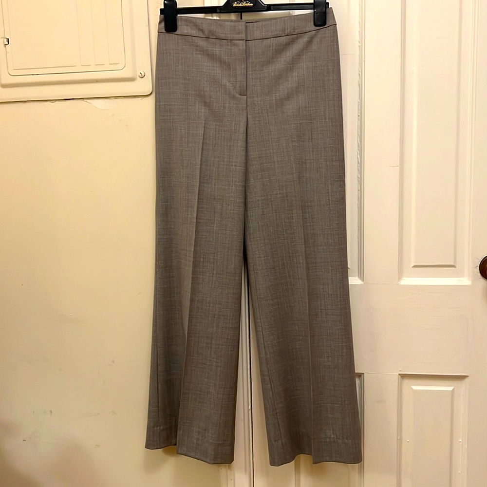 ST. JOHN Wool Wide Leg Pant size 4